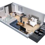 아파트 Hoeri-nest Seeblick-appartement 가이엔호펜