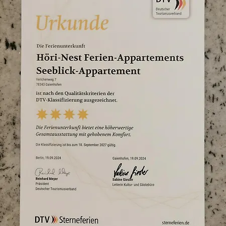 Hoeri-nest Seeblick-appartement *